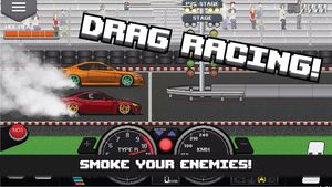 Pixel Car Racer скриншот 1